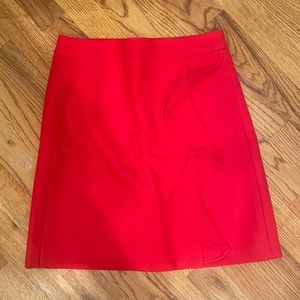 J.Crew red skirt